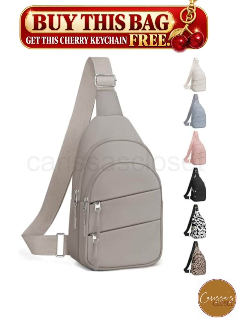 ✨ Tuwubi Crossbody Sling Bag Oxford Fabric Casual Daypack